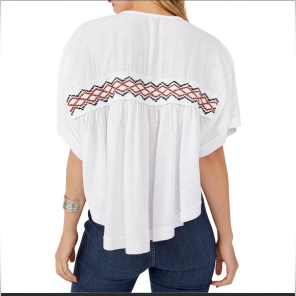 Market Embroidered V-Neck Top
FREE PEOPLE 
 Size: S | Free People - Picture 3 of 4